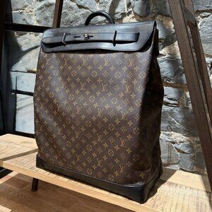 Louis Vuitton 2009 Macassar Monogram Steamer 45 Bag